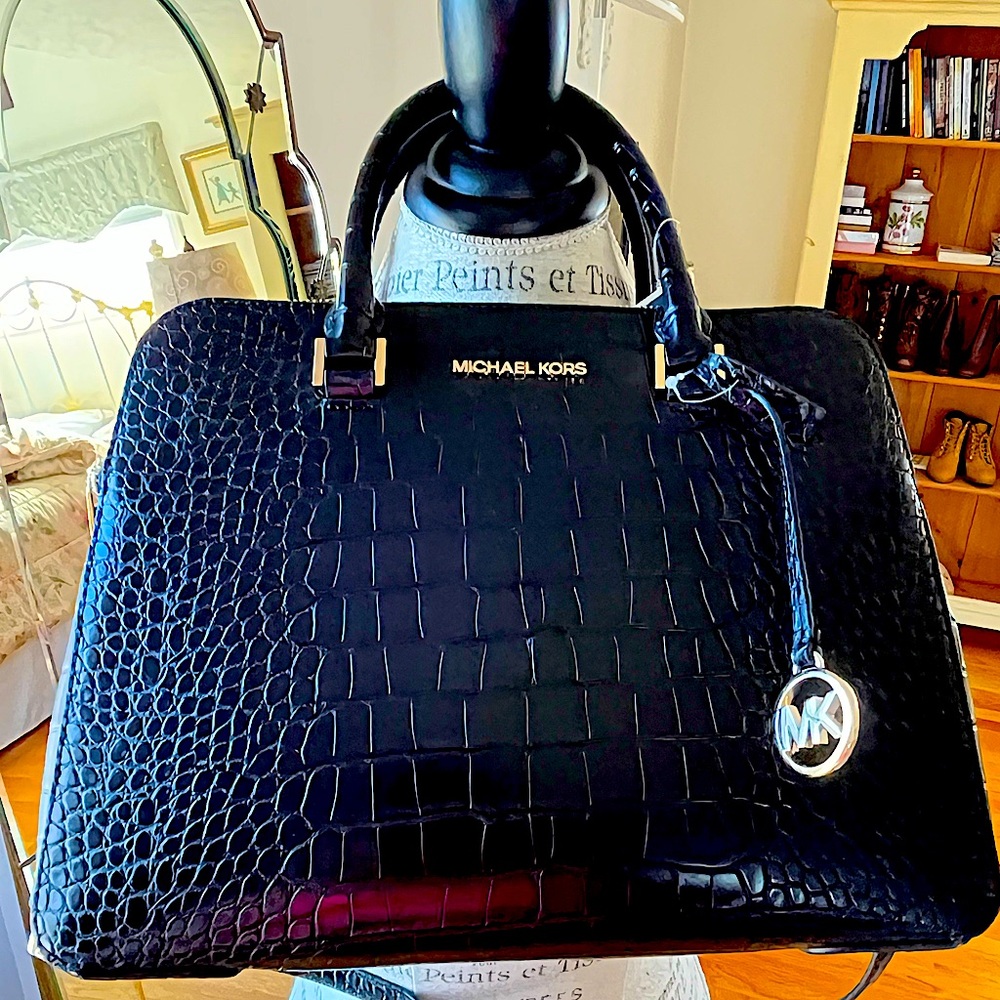 Brand New with Tags: MICHAEL KORS Crocodile Handbag